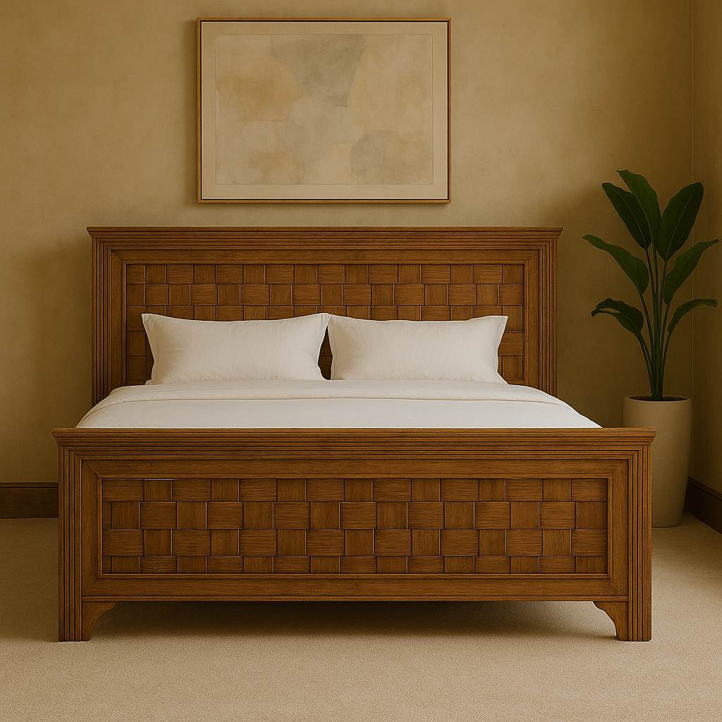 Seltos CP Wood King Bed with Full Hydrolic