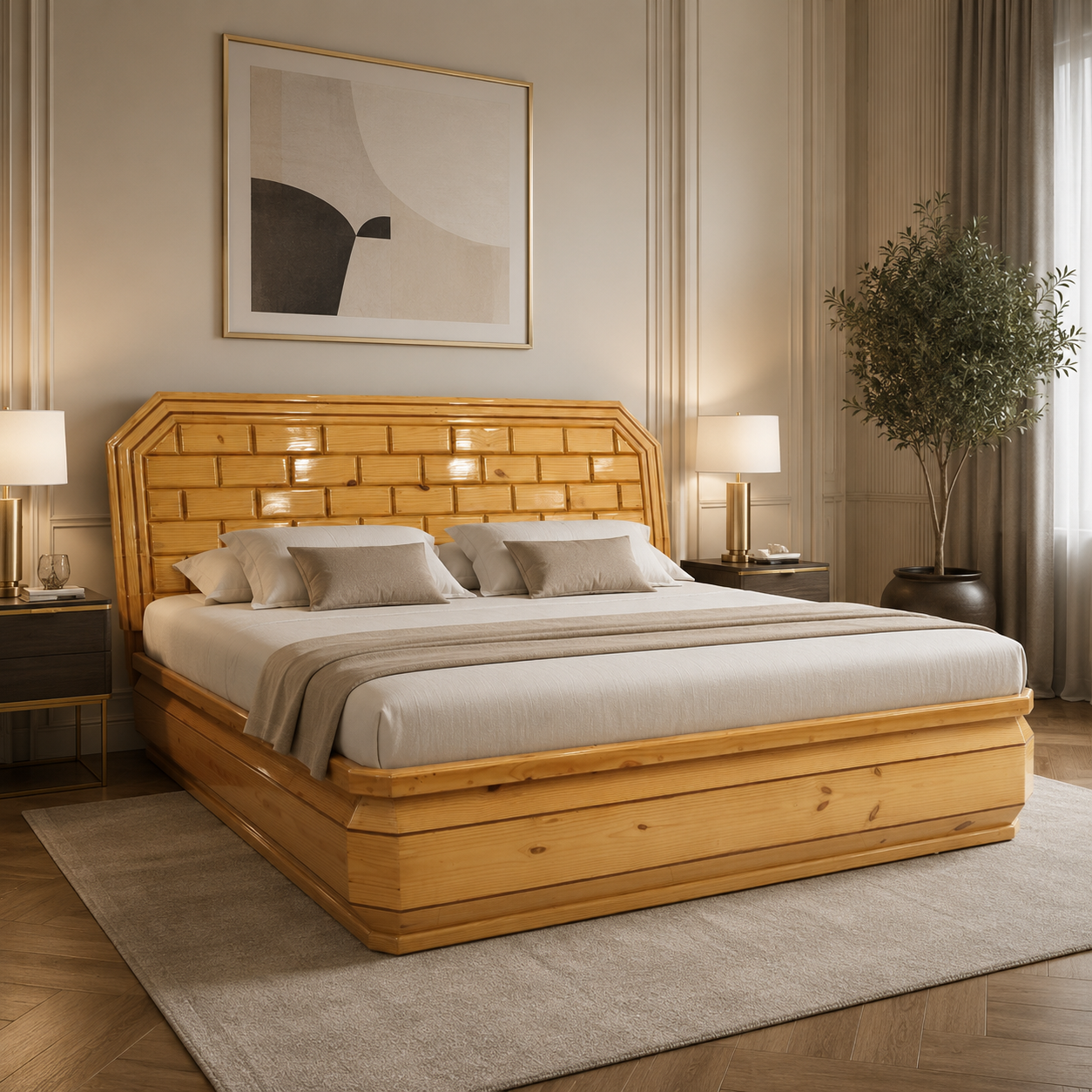 Kyiv King Bed