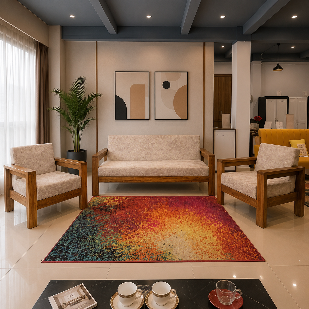 Tejas Segun Sofa Set
