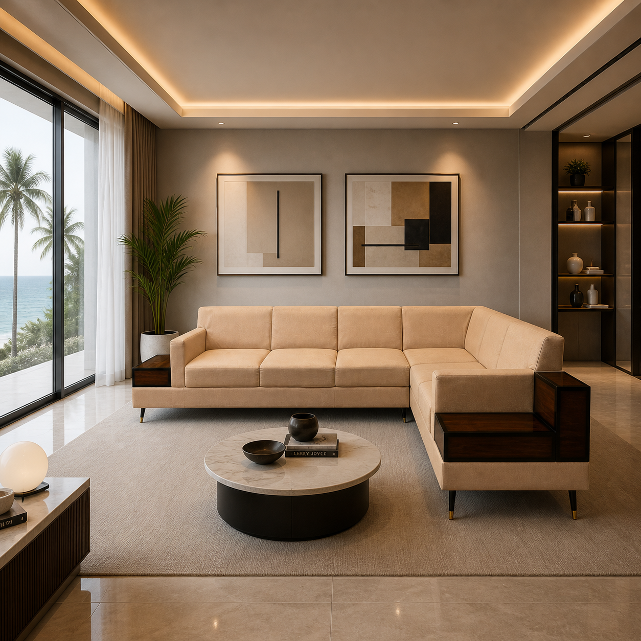 Naveen L Sofa