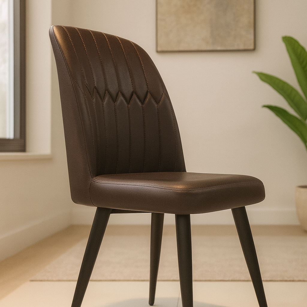 Zepto Dark Walnut Dining Chair