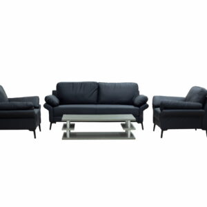 5 seater black sofa set mavrick