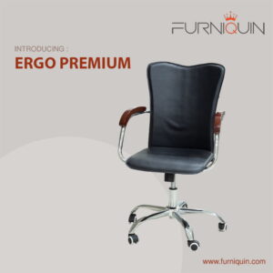 standard size black office chair ergo premium